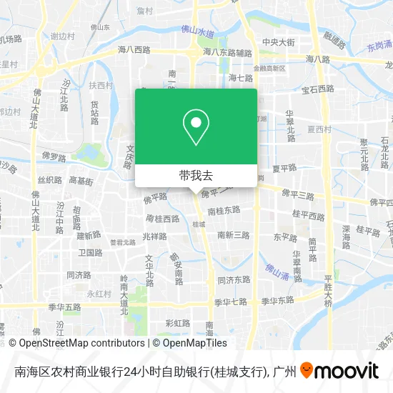 南海区农村商业银行24小时自助银行(桂城支行)地图