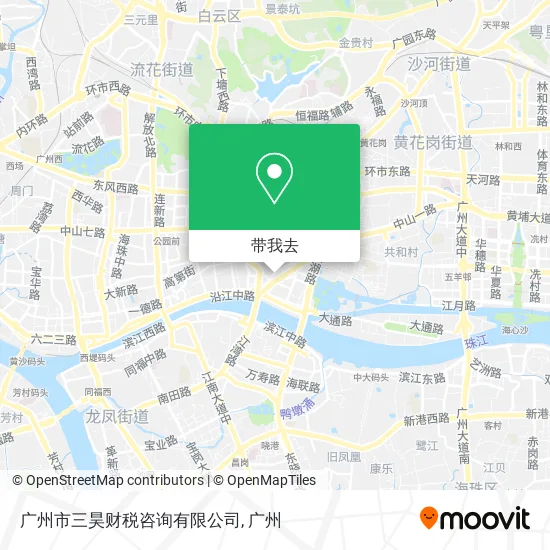 广州市三昊财税咨询有限公司地图
