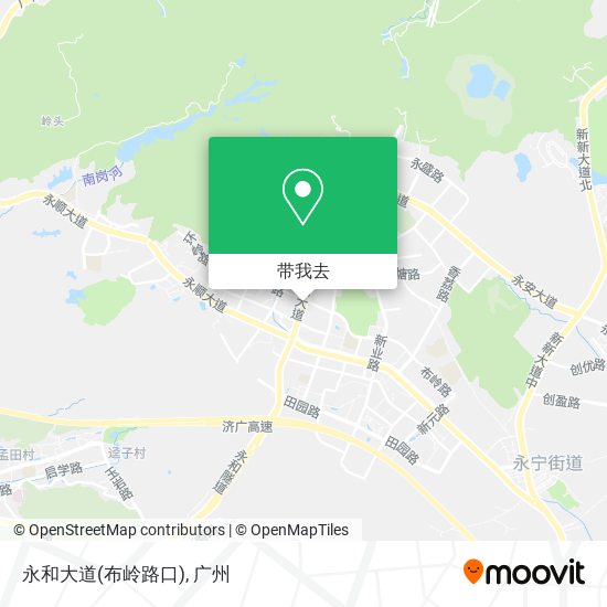 永和大道(布岭路口)地图