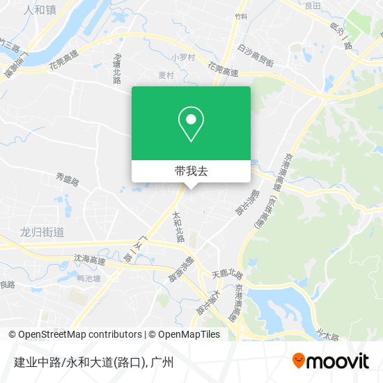 建业中路/永和大道(路口)地图