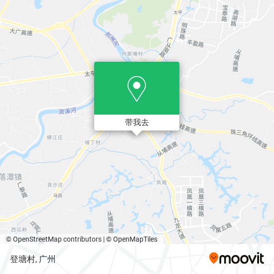 登塘村地图
