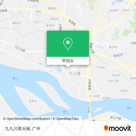 九九川菜火锅地图