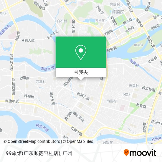 99旅馆(广东顺德容桂店)地图