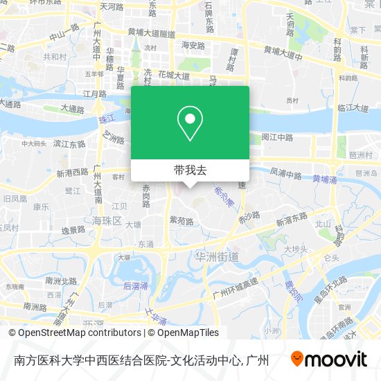 南方医科大学中西医结合医院-文化活动中心地图