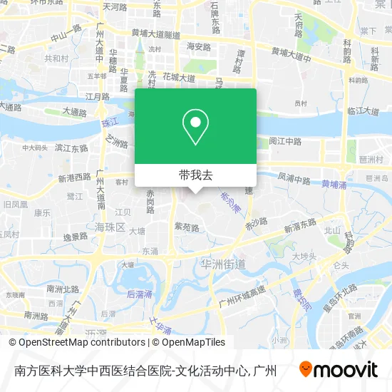 南方医科大学中西医结合医院-文化活动中心地图