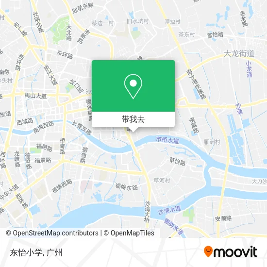 东怡小学地图