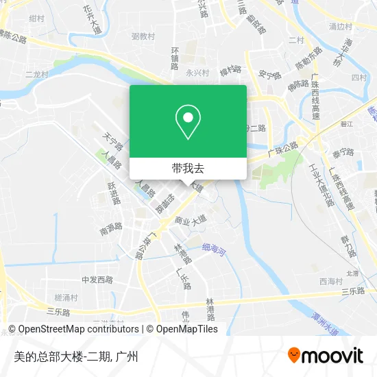 美的总部大楼-二期地图