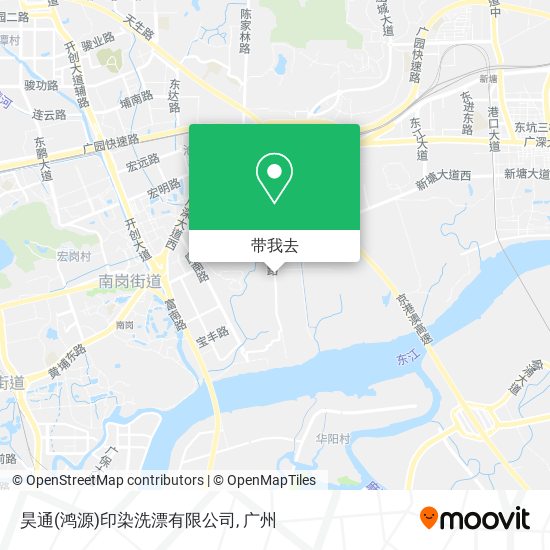 昊通(鸿源)印染洗漂有限公司地图