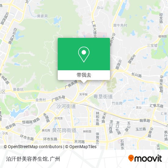 泊汗舒美容养生馆地图