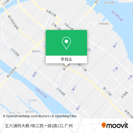 五六涌特大桥/珠江西一路(路口)地图