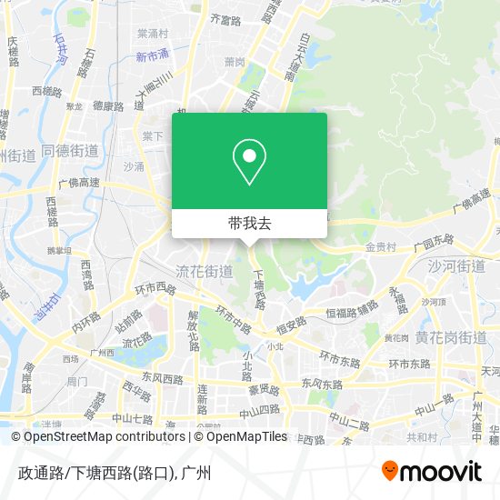 政通路/下塘西路(路口)地图