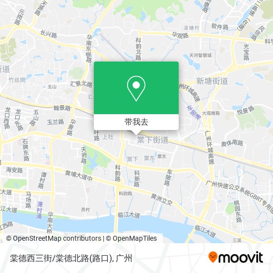棠德西三街/棠德北路(路口)地图