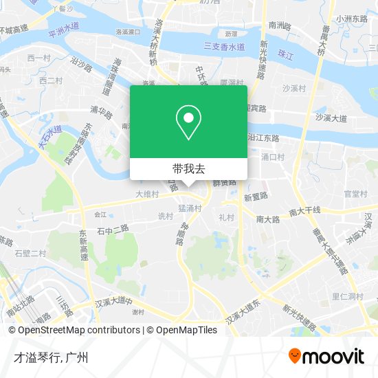 才溢琴行地图