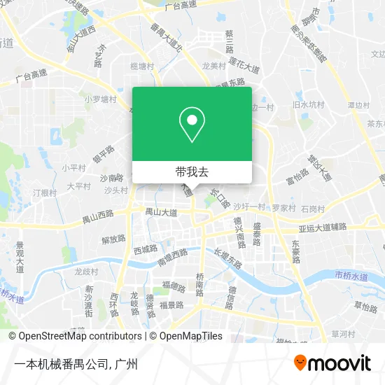 一本机械番禺公司地图