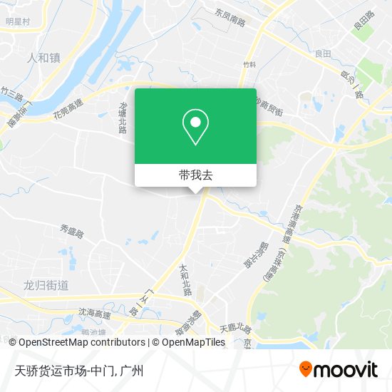 天骄货运市场-中门地图