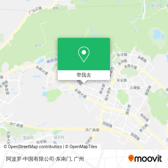 阿波罗-中国有限公司-东南门地图
