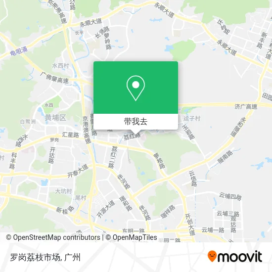 罗岗荔枝市场地图