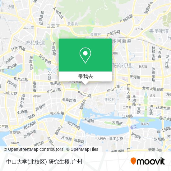 中山大学(北校区)-研究生楼地图
