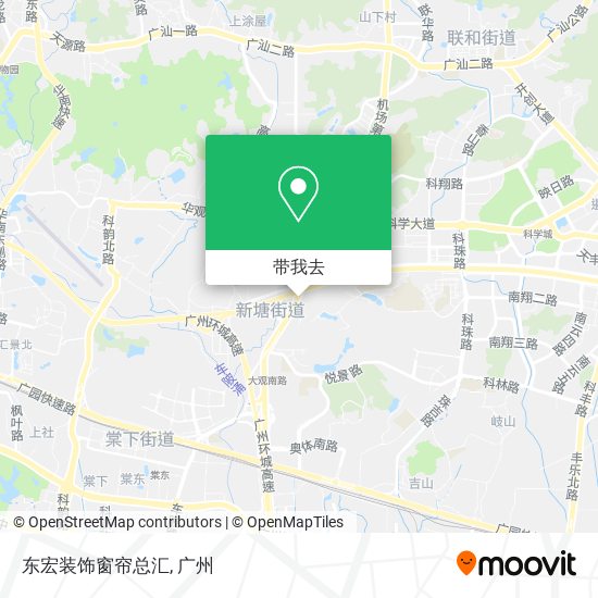 东宏装饰窗帘总汇地图