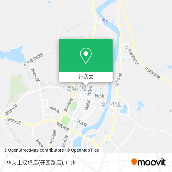 华莱士汉堡店(开园路店)地图