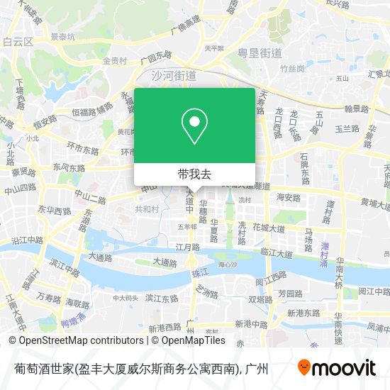 葡萄酒世家(盈丰大厦威尔斯商务公寓西南)地图