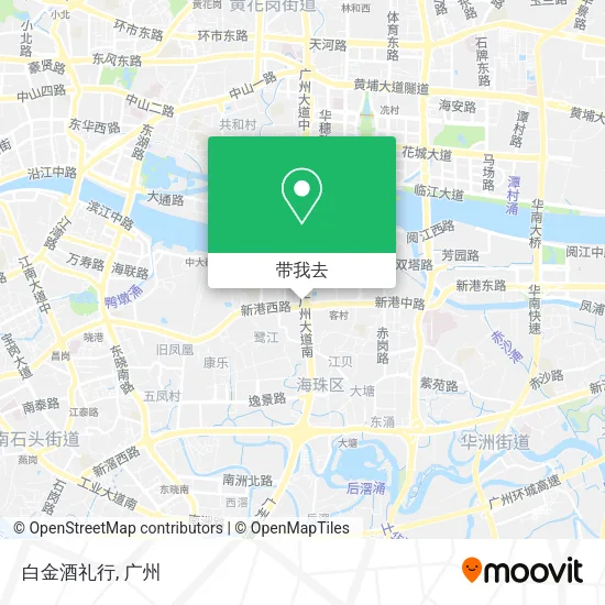 白金酒礼行地图