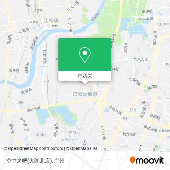 空中烤吧(大朗北店)地图