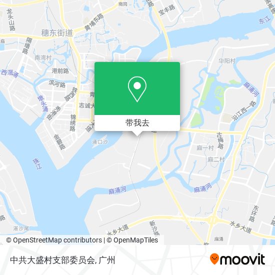 中共大盛村支部委员会地图