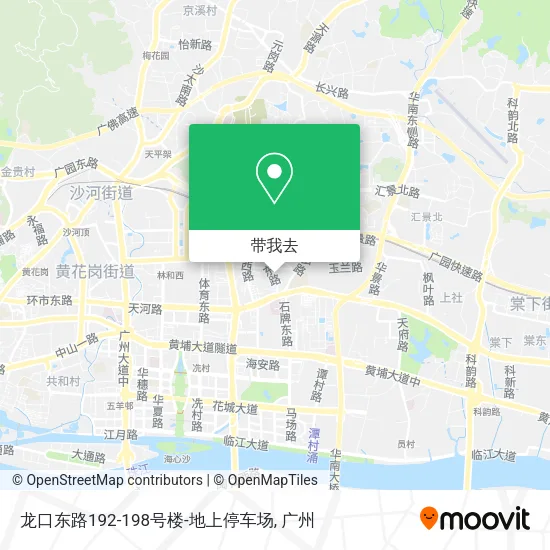 龙口东路192-198号楼-地上停车场地图