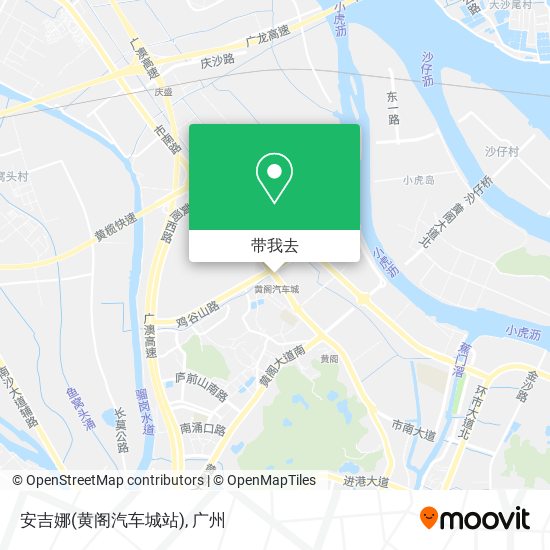 安吉娜(黄阁汽车城站)地图