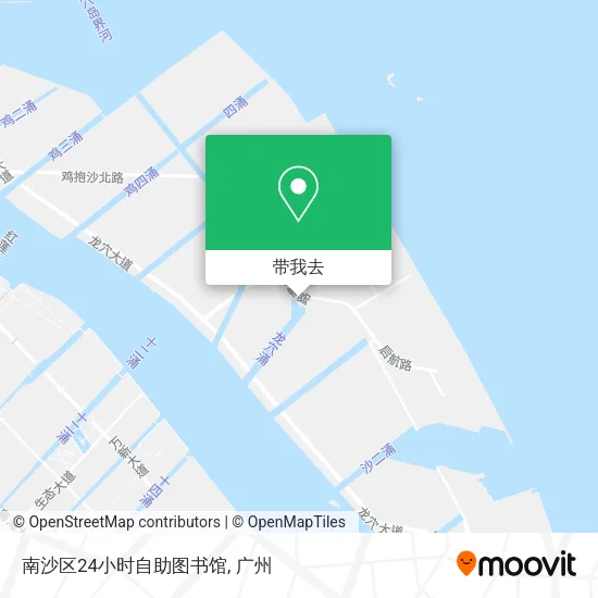 南沙区24小时自助图书馆地图