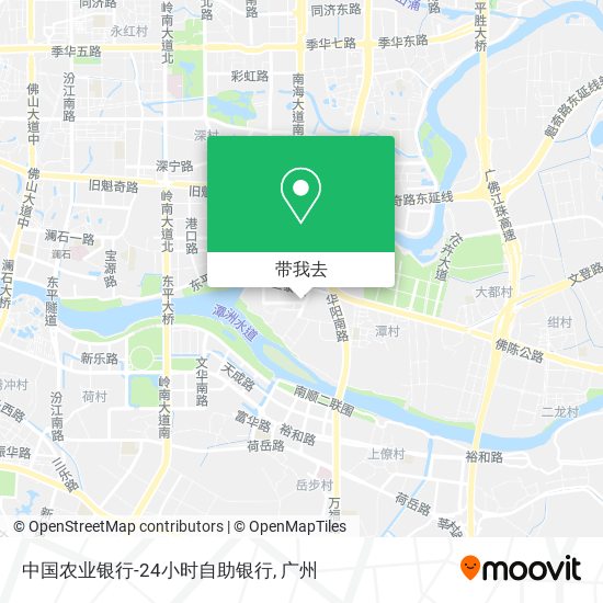中国农业银行-24小时自助银行地图