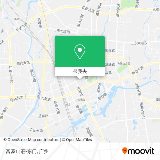 富豪山荘-东门地图