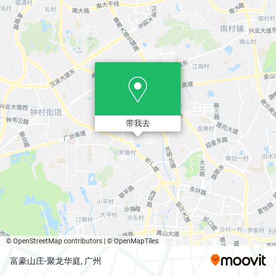 富豪山庄-聚龙华庭地图
