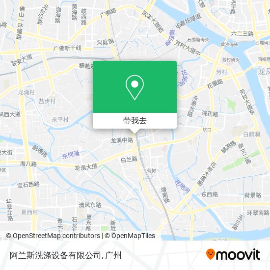 阿兰斯洗涤设备有限公司地图