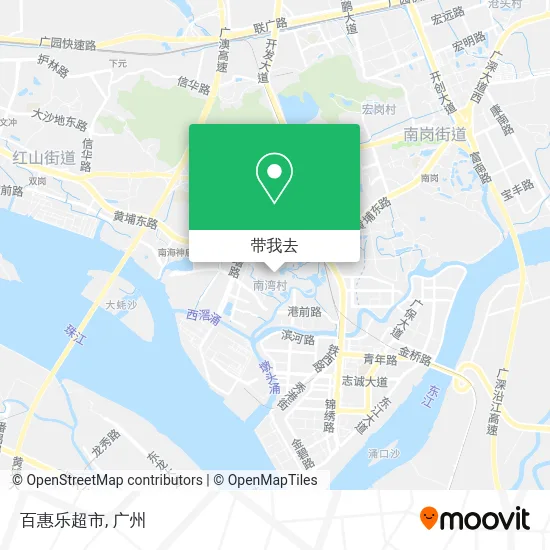 百惠乐超市地图