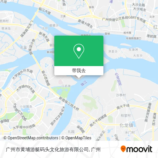广州市黄埔游艇码头文化旅游有限公司地图