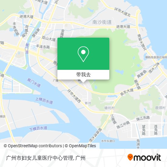 广州市妇女儿童医疗中心管理地图