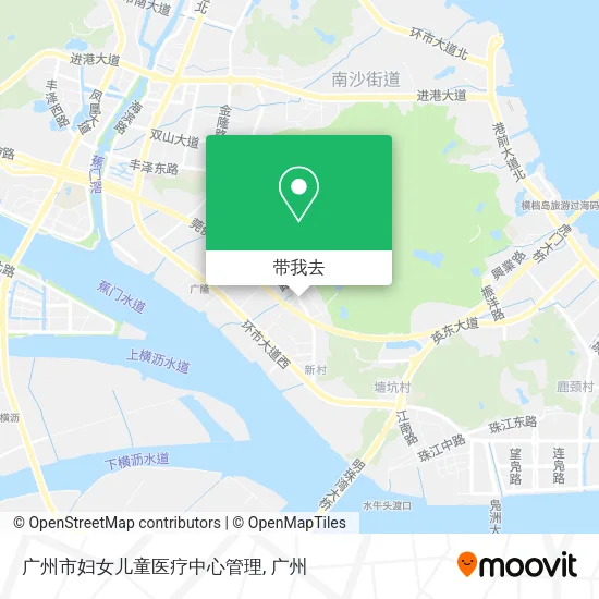 广州市妇女儿童医疗中心管理地图