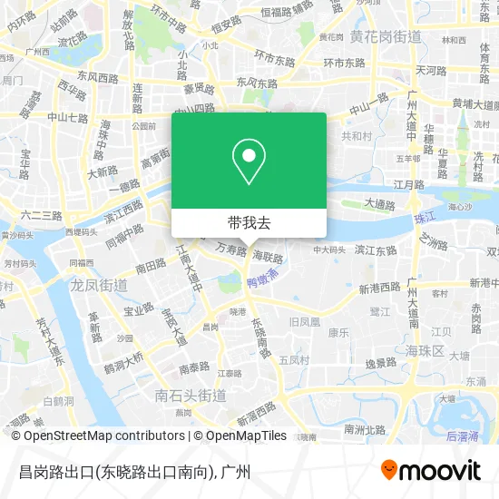 昌岗路出口(东晓路出口南向)地图