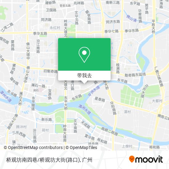 桥观坊南四巷/桥观坊大街(路口)地图
