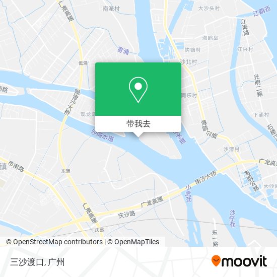三沙渡口地图