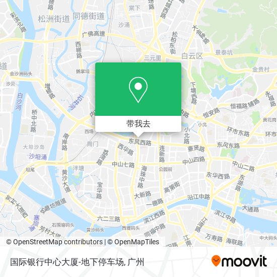 国际银行中心大厦-地下停车场地图