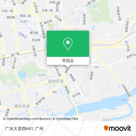 广深大道西641地图