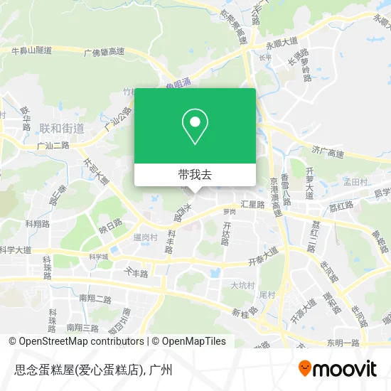 思念蛋糕屋(爱心蛋糕店)地图
