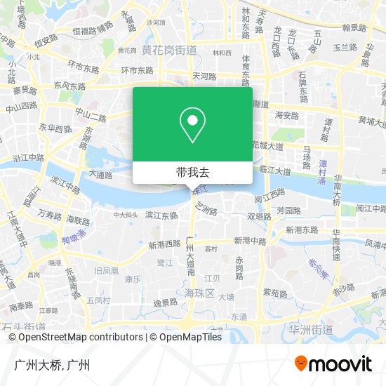 广州大桥地图