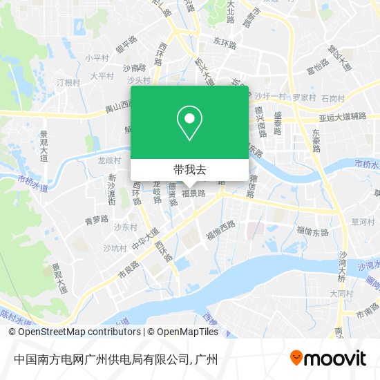 中国南方电网广州供电局有限公司地图