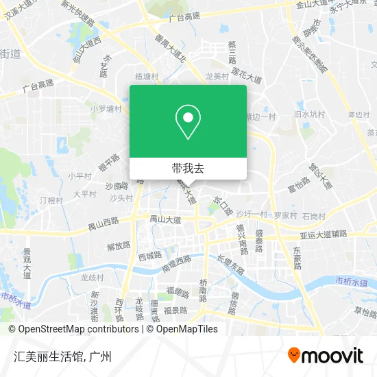 汇美丽生活馆地图