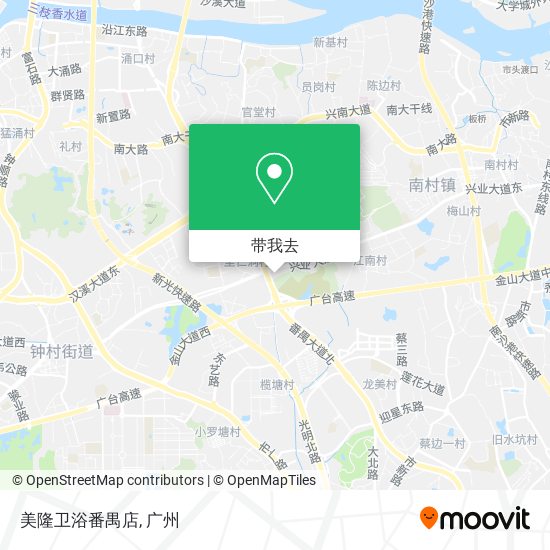 美隆卫浴番禺店地图
