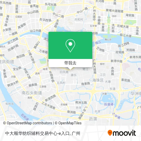 中大顺华纺织辅料交易中心-e入口地图